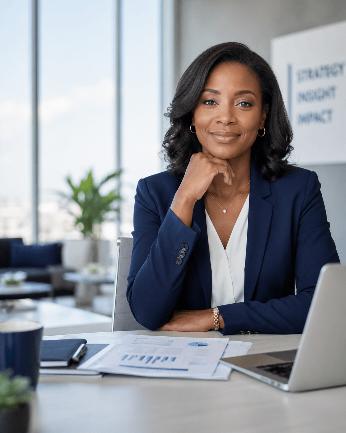Consultante Dimensions accompagnant une entreprise